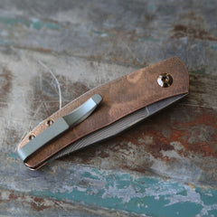 Anso Copper Monte Carlo with Damasteel Blade