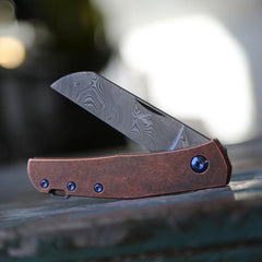 Anso Copper Monte Carlo with Damasteel Blade