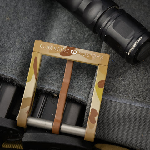 Blackside Customs MultiCam Arid Modular 1.5" Belt Buckle