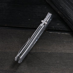 Tom Mayo Hand Carved Damasteel Dr. Death