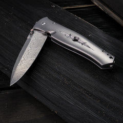 Tom Mayo Hand Carved Damasteel Dr. Death