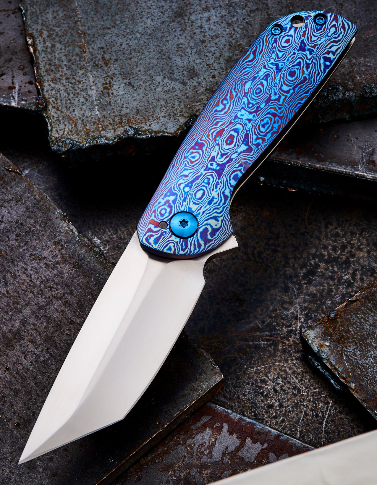 Jamie Simeon Timascus Hand Rubbed Squatch