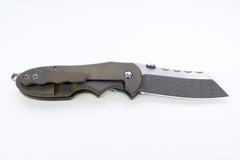 Red Horse Knives Damascus Chopper - Free Shipping