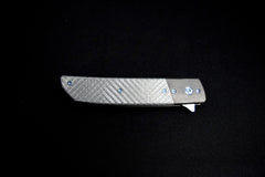 Pohan Leu Silver Twill Zirconium Hamachi - Free Shipping