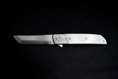 Pohan Leu Silver Twill Zirconium Hamachi - Free Shipping