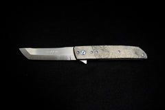 Pohan Leu Marbled Carbon Fiber Zirconium Hamachi - Free Shipping