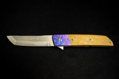 Pohan Leu Kevlar Timascus Hamachi - Free Shipping