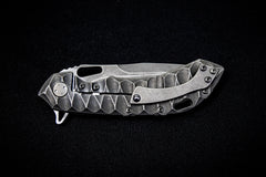 Olamic Sculpted PVD Stonewashed Wayfarer 247 - Free Shipping