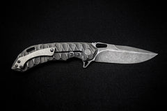 Olamic Sculpted PVD Stonewashed Wayfarer 247 - Free Shipping