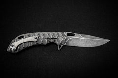 Olamic Sculpted PVD Stonewashed Wayfarer 247 - Free Shipping