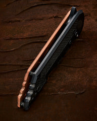 Hoback Custom Limited Edition Psalm Copper Kwaiback DLC Titanium & Carbon Fiber - Free Shipping