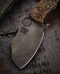 Kingdom Armory Antiqued Copper Damascus Spade - Free Shipping