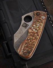 Kingdom Armory Antiqued Copper Damascus Spade - Free Shipping