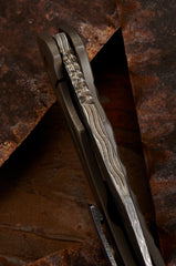 Mike Shiffer Damascus Mokuti Mini Mastodon - Free Shipping