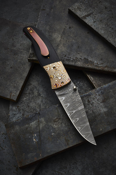 Sean O'Hare Mokume and Damascus Eclipse - Free Shipping