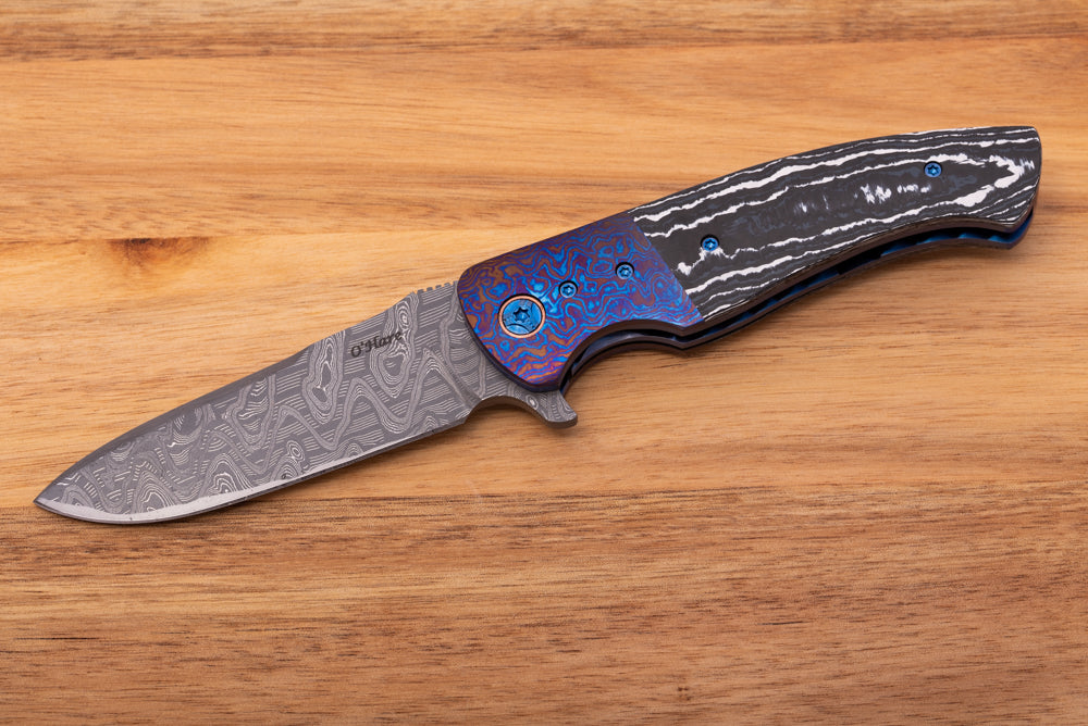 Sean O'Hare Stainless Steel San Mai Damascus Rambler