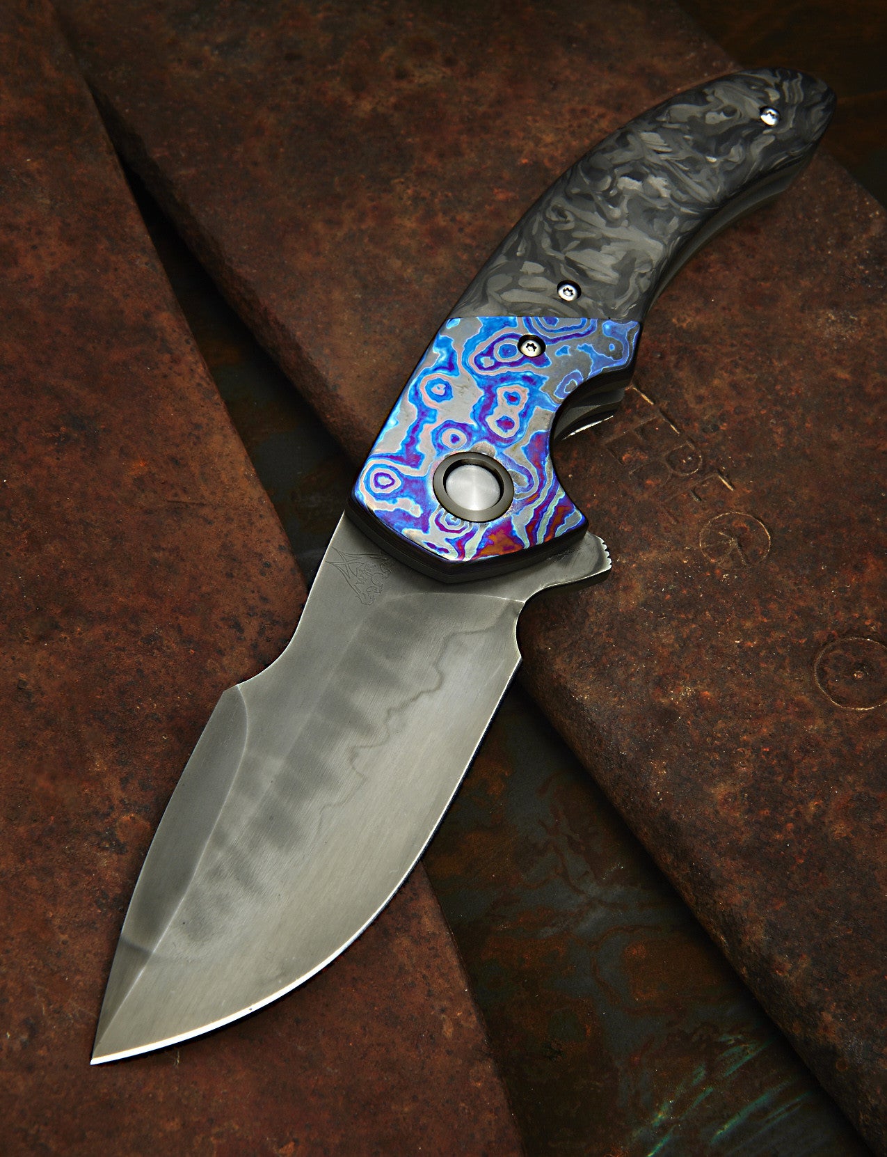 Walter Randolph Deimos with Hamon and Black Timascus - Free Shipping