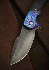 Walter Randolph Deimos with Hamon and Black Timascus - Free Shipping