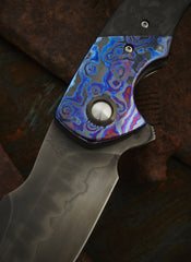 Walter Randolph Deimos with Hamon and Black Timascus - Free Shipping