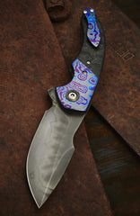 Walter Randolph Deimos with Hamon and Black Timascus - Free Shipping