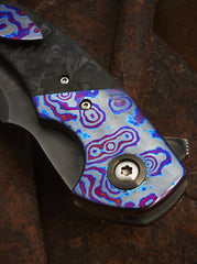 Walter Randolph Deimos with Hamon and Black Timascus - Free Shipping