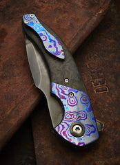 Walter Randolph Deimos with Hamon and Black Timascus - Free Shipping