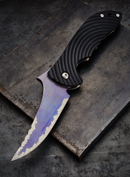 Warren Thomas Titanium & Carbon Fiber Folder - Free Shipping