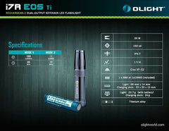 Olight i7R EOS Ti - Free Shipping