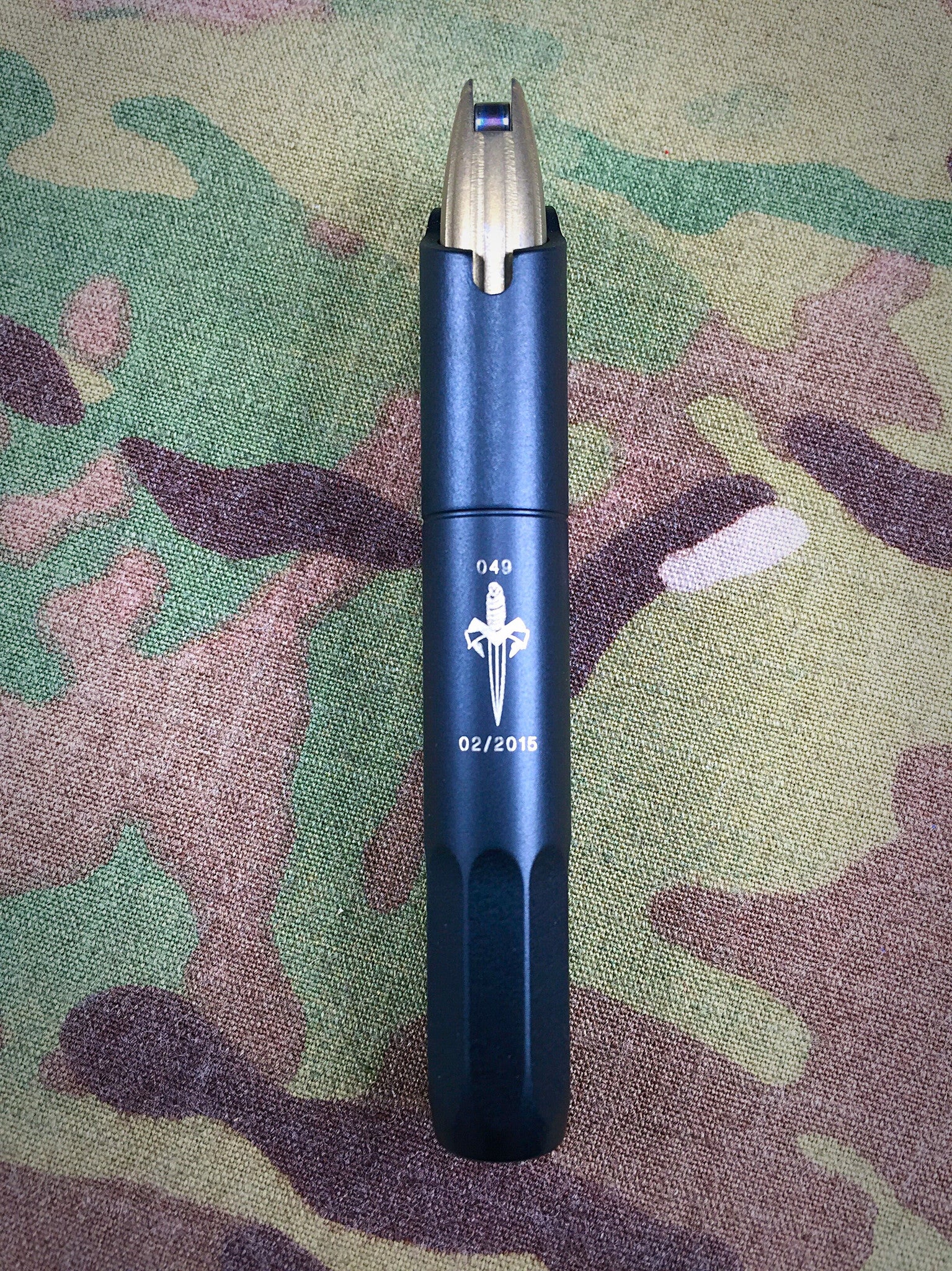 Marfione Custom Siphon Pen Flamed Titanium - Free Shipping