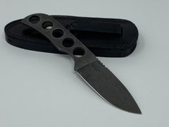 McNees Perfect EDC Fixed w/ Leather Sheath DCC Clip