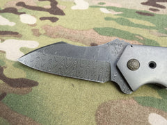 McNees Mokume & Damascus Baby Bolt flipper - Free Shipping