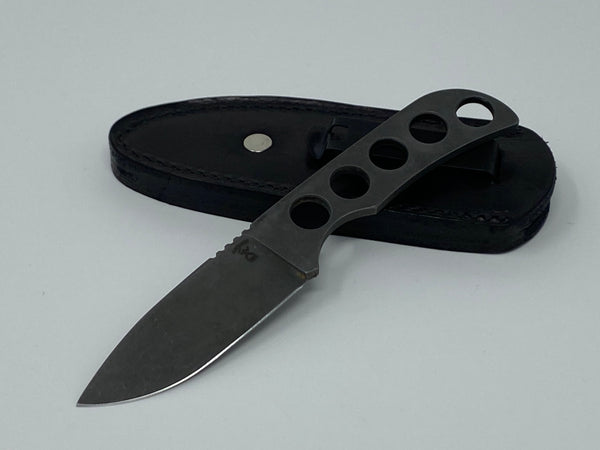 McNees Perfect EDC Fixed w/ Leather Sheath DCC Clip