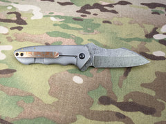 McNees Mokume & Damascus Baby Bolt flipper - Free Shipping