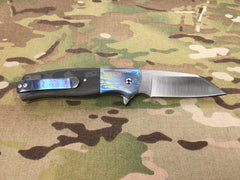 Tobin Bladesmith Timascus Wharncliffe Flipper - Free Shipping