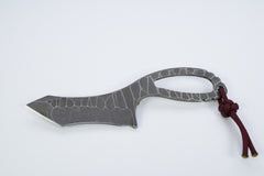 Borka Prototype Tanto Recurve Neck Knife - Free Shipping