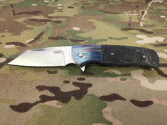 Tobin Bladesmith Timascus Wharncliffe Flipper - Free Shipping