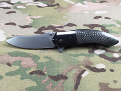 Peter Martin Zirconium and Carbon Fiber flipper- Free Shipping