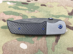 Steven Kelly Gulo Bolster Lock with Chad Nichols Stainless Damascus  - Free Shipping