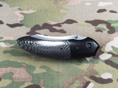 Peter Martin Zirconium and Carbon Fiber flipper- Free Shipping