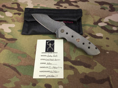 McNees Mokume & Damascus Baby Bolt flipper - Free Shipping