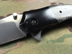 Peter Martin Zirconium and Carbon Fiber flipper- Free Shipping