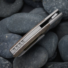 Berg Blades Titanium and Micarta Mini SLiM