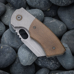 Berg Blades Titanium and Micarta Mini SLiM