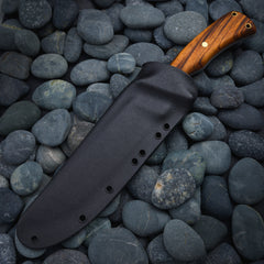 David Mary Sparkling Smile Tigerwood Clip Point