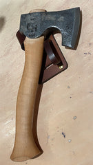 Liam Hoffman Blacksmithing Custom Belt Carry Bearded Axe