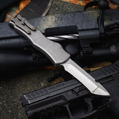 Heretic Knives Hydra #1 Recurve Tanto Folder