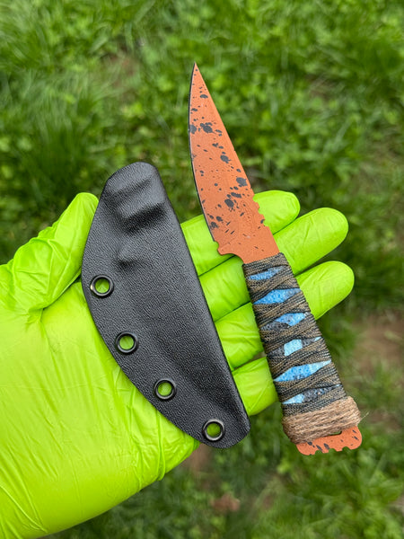 Koch Tools Avocet skeletonized bird & trout fixed-blade knife — Unit O