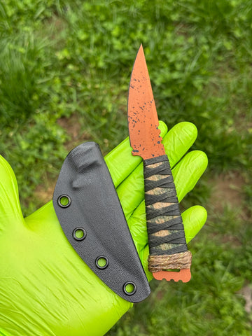 Koch Tools Avocet skeletonized bird & trout fixed-blade knife — Unit S