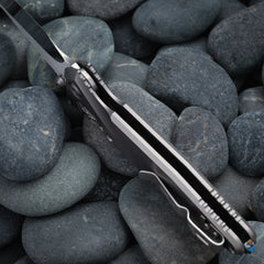 Marfioine Custom Prototype Socom Elite RAM-LOK Clip Point Cracked Ice Finish