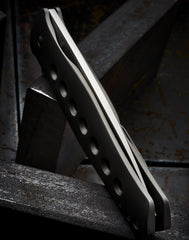 Tom Mayo Lefty Dr. Death flipper folding knife - detail view 2